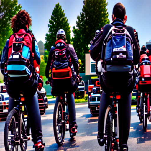 190_Bicycles with back packs parked in a public place..png